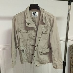 Kut From The Cloth Cream Military Jacket